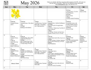 Calendar for May 2026
