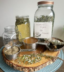jars of herbs