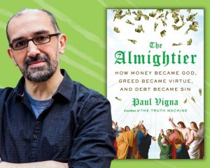author vigna with book cover